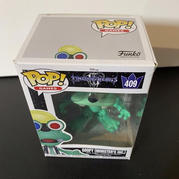 Funko POP! Disney Kingdom Hearts III: Monster’s Inc Goofy Figure #409 - Picture 2 of 7